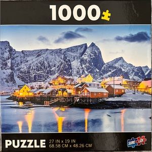 Sure Lox 1000 Piece Sakrisoy Village Puzzle NEW